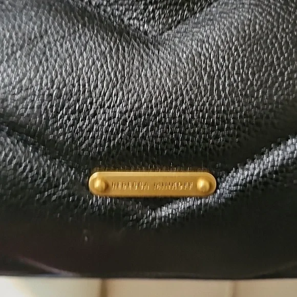 Rebecca Minkoff NWT 2 Faced Edie Black Maxi Quilted Chain Crossbody/Shoulder Bag - Picture 11 of 16